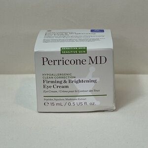 Perricone MD Firming & Brightening Eye Cream 0.5 oz Sensitive Skin